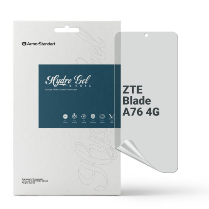 Плівка захисна Armorstandart hydrogel Matte ZTE Blade A76 4G (ARM87514)