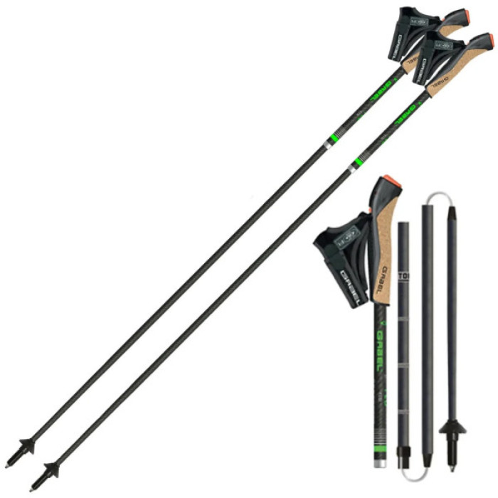 Палиці для скандинавської ходи Gabel FLD Carbon 125 (7009400801250) (DAS302702)