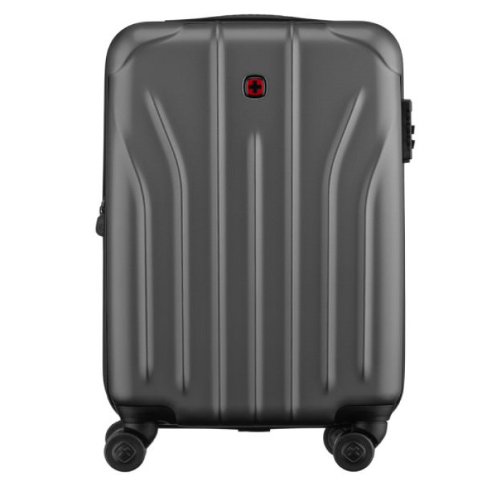 Валіза Wenger Oryson, мала, пластик, 4 колеса, сіра (653208)