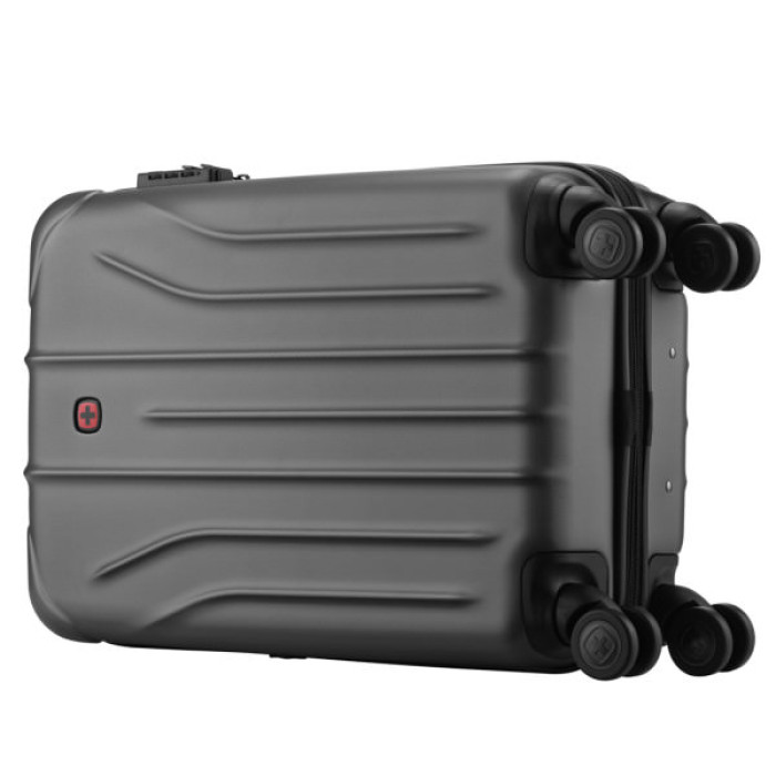Валіза Wenger Oryson, мала, пластик, 4 колеса, сіра (653208)