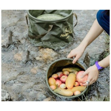 Відро складне Naturehike ПВХ NH20SJ040 20 л зелене (6927595764640)