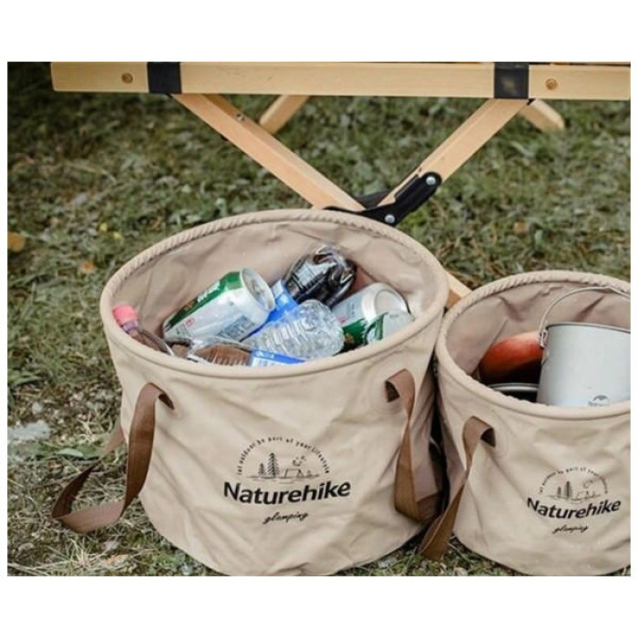 Відро складне Naturehike ПВХ NH20SJ040 20 л зелене (6927595764640)