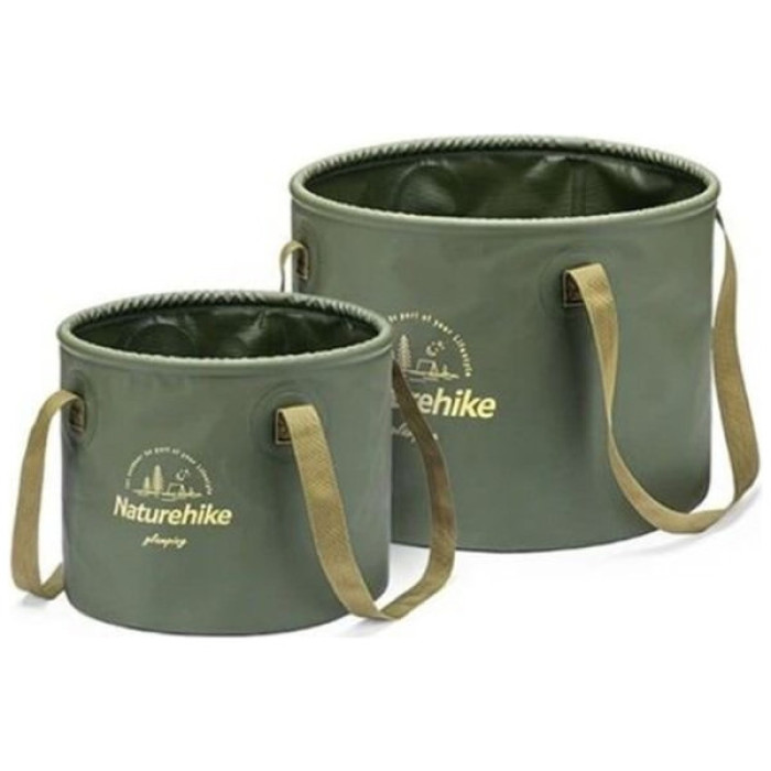 Відро складне Naturehike ПВХ NH20SJ040 20 л зелене (6927595764640)