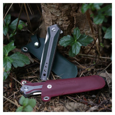 Чохол для ножа Roxon шкіряний для К1 бордовий (caseK1fuchsia)