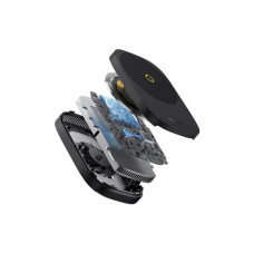 Зарядний пристрій Baseus MagPro II Series Ultra-Thin Magnetic, Cooler, Wireless Charger Cosmic Black (B10572900121-00)