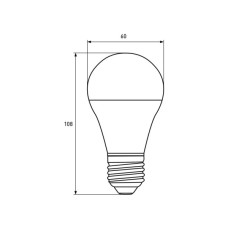Лампочка Eurolamp LED A60 7W E27 4000K 220V акция 1+1 (MLP-LED-A60-07274(E))