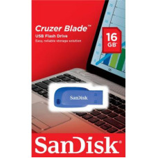 USB флеш накопичувач SanDisk 16GB Cruzer Blade Blue Electric USB 2.0 (SDCZ50C-016G-B35BE)