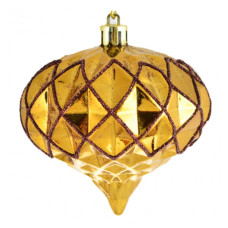 Новорічна композиція Novogod`ko Іграшка Yes Fun новорічна quotКуля в ромбахquot d-8 см (972928)