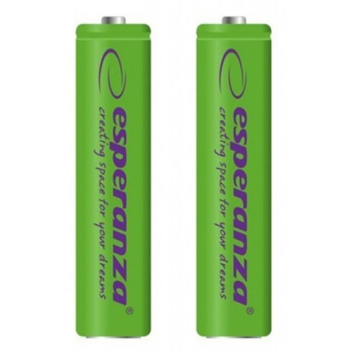 Акумулятор Esperanza AAA 1000mAh Ni-MH * 2 green (EZA101G)