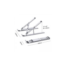 Підставка до ноутбука Choetech до 15", алюміній, компактна конструкція (H045-SL)