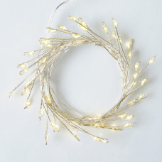 Гірлянда YES! Fun Кластер на мідному дроті 50 LED Тепло-біла 1 м Статична Батарейки (975017)