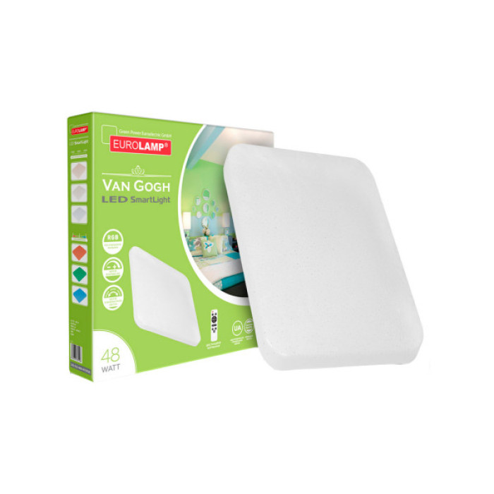 Світильник Eurolamp Van Gogh 48W 3000K 6500К RGB (LED-SLS-48W-N17(RGB))