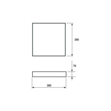 Світильник Eurolamp Van Gogh 48W 3000K 6500К RGB (LED-SLS-48W-N17(RGB))