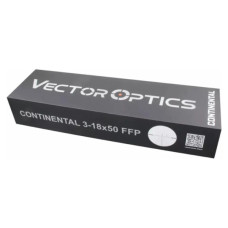 Оптичний приціл Vector Optics Continental 3-18x50 (34mm) illum. FFP VEC-MBR (SCFF-43)