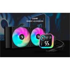 Система рідинного охолодження Deepcool LQ240 Black (R-LQ240-BKLSMW-G-1)