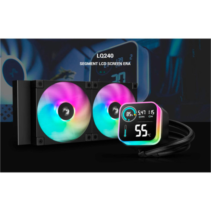 Система рідинного охолодження Deepcool LQ240 Black (R-LQ240-BKLSMW-G-1)