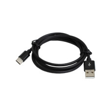 Дата кабель USB 2.0 AM to USB-C 1.0m 2.4A black Patron (CAB-PN-USB-TYPEC-1-B)