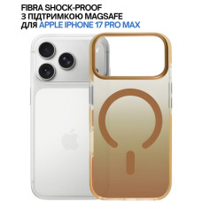 Чохол до мобільного телефона BeCover FIBRA Shock-Proof MagSafe Apple iPhone 17 Pro Max Gold (715471)