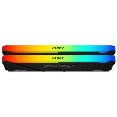 Модуль пам'яті для комп'ютера DDR4 64GB (2x32GB) 3600 MHz FURY Beast RGB Kingston Fury (ex.HyperX) (KF436C18BB2AK2/64)