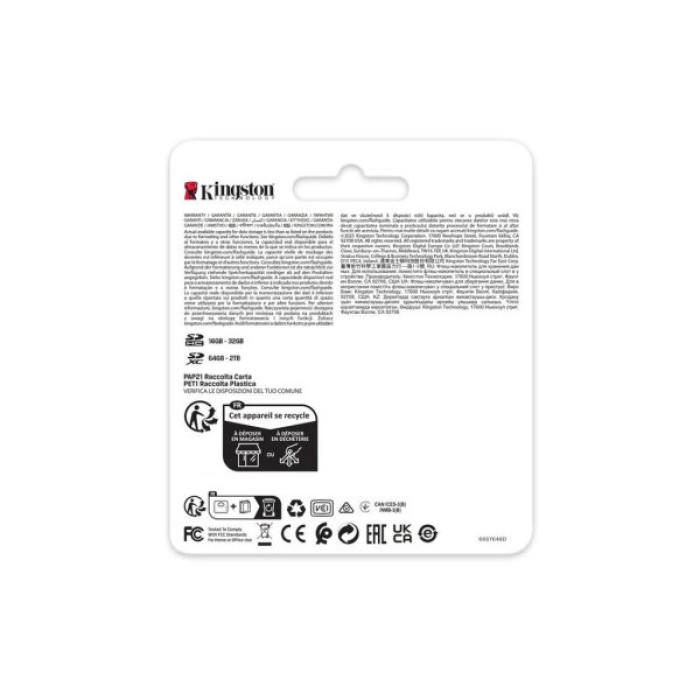 Карта пам'яті Kingston 128GB SDXC class 10 UHS-II U3 Canvas React Plus (SDR2V6/128GB)