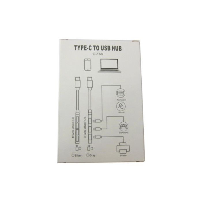 Концентратор Dynamode USB Type-C + USB-A to 1хUSB-C 3.0 1хUSB-A 3.0 2xUSB-A 2.0 dark grey (DM-UH-314AC)