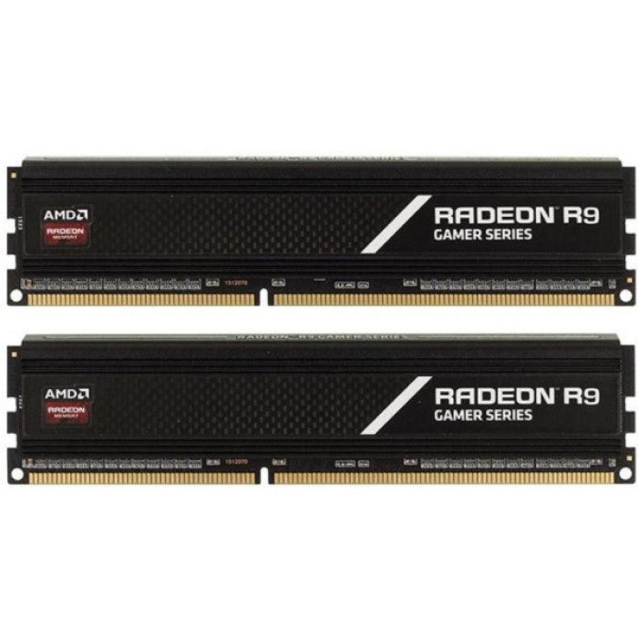 Модуль пам'яті для комп'ютера DDR4 16GB (2x8GB) 3200 MHz Radeon R9 AMD (R9S416G3206U2K)