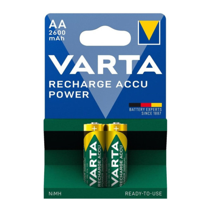 Акумулятор Varta AA 2600mAh * 2 NI-MH Power (5716101402)
