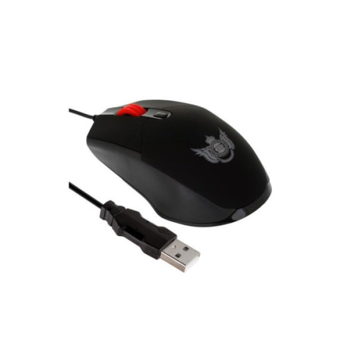 Мишка XO M1 RGB USB Black (XO-M1-BK)