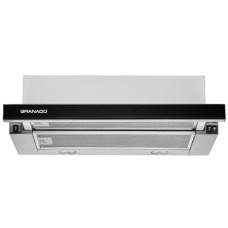 Витяжка кухонна GRANADO Telde 603-700 inox black glass (GCH16371)