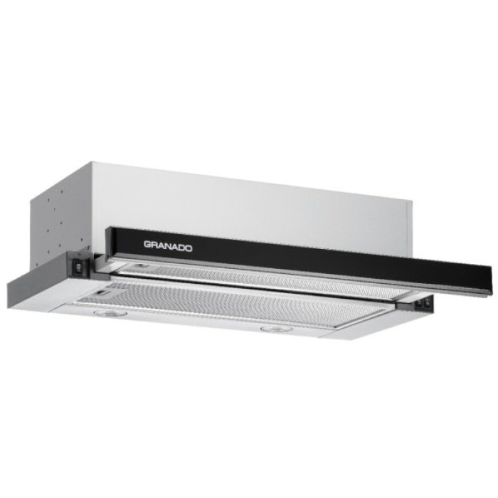 Витяжка кухонна GRANADO Telde 603-700 inox black glass (GCH16371)