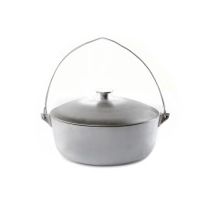 Котел туристичний СИЛА алюмінієвий з кришкою та дужкою 4л (960470)