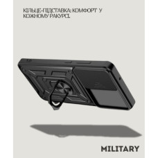 Чохол до мобільного телефона BeCover Military Samsung Galaxy S25 FE SM-S731 Black (714385)