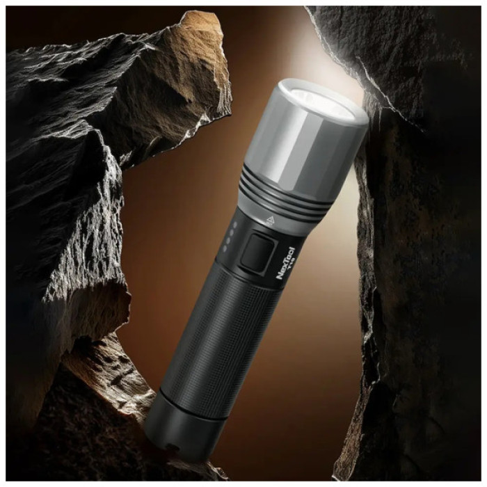 Ліхтар NexTool Flashlight T10, 2000 лм, алюмінієвий корпус (NE20343)