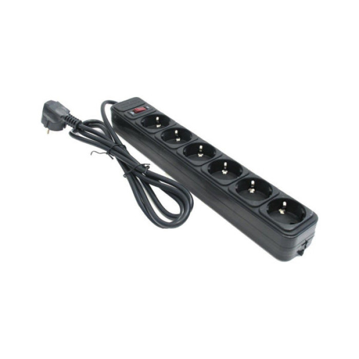 Мережевий фільтр живлення SPG6-B-15 Gembird (SPG6-B-15 PPB/ SPG6-G-15B)