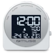 Настільний годинник Muse цифровий сірий (M-09 CW)