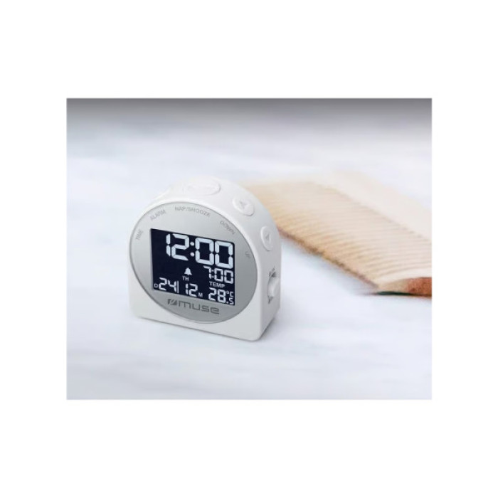 Настільний годинник Muse цифровий сірий (M-09 CW)