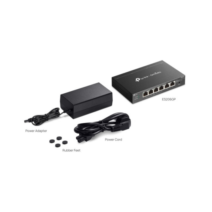 Комутатор мережевий D-Link ES206GP