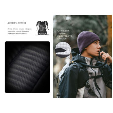 Рюкзак туристичний Naturehike CNK2300016, 30+5 л, чорний (6976507661331)