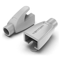 Ковпачок конектора RJ45 Strain Relief Boots Gray PVC Type 100 Pack Vention (IODH0-100)