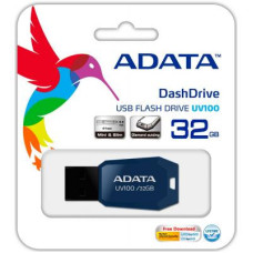 USB флеш накопичувач ADATA 32GB DashDrive UV100 Blue USB 2.0 (AUV100-32G-RBL)