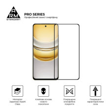 Скло захисне Armorstandart Pro Realme 14x 5G Black (ARM83557)