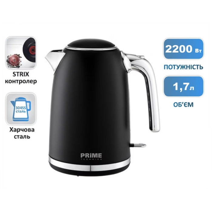 Електрочайник PRIME Technics PKX 1785 B