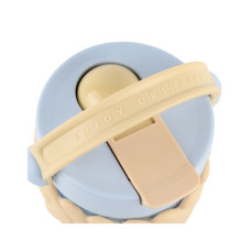 Пляшка для води Kite 900 мл бежево-блакитний (K25-1231-1)