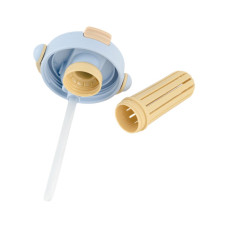 Пляшка для води Kite 900 мл бежево-блакитний (K25-1231-1)