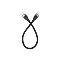 Дата кабель USB-C to USB-C 0.25m black Dengos (NTK-TC-TC-SHRT-BLACK)