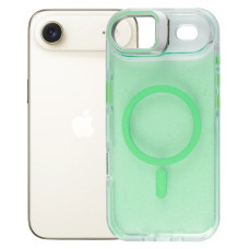 Чохол до мобільного телефона BeCover FIBRA Star Shine MagSafe Apple iPhone 17 Air Green (715420)