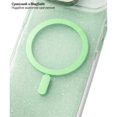 Чохол до мобільного телефона BeCover FIBRA Star Shine MagSafe Apple iPhone 17 Air Green (715420)