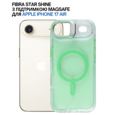 Чохол до мобільного телефона BeCover FIBRA Star Shine MagSafe Apple iPhone 17 Air Green (715420)