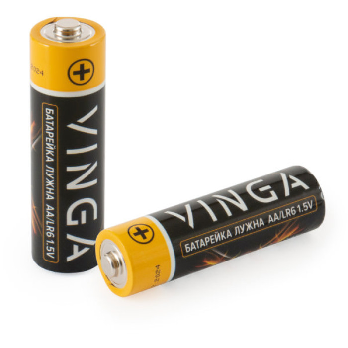 Батарейка AA LR6 Alkaline 2pcs Blister Vinga (VJABAA2)