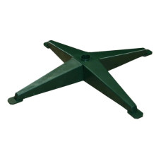 Прикраса декоративна Chomik Підставка для ялинки 51х51 см, пластик, хрестоподібна, зелена (5902634921636)